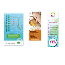 Diseño de carteleria de gran formato para varias farmacias. Un proyecto de Diseño, Diseño gráfico y Diseño de carteles de Mara Rodríguez - 16.05.2023
