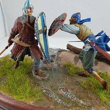 Diorama. Acr, lic Painting, Arts, and Crafts project by Luis Garrido Arias - 05.17.2023