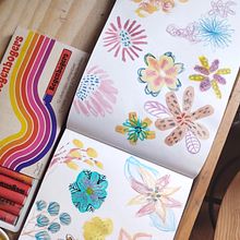 Mi proyecto del curso: Técnicas de ilustración para desbloquear tu creatividad. Design, Ilustração tradicional, Artes plásticas, Pintura, Criatividade, Criatividade para crianças, e Sketchbook projeto de Andreina GilSantander - 17.05.2023