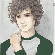 My project for course: Watercolor Portrait from a Photo. Ilustração tradicional, Pintura em aquarela, e Desenho de retrato projeto de rossana_grilli - 17.05.2023