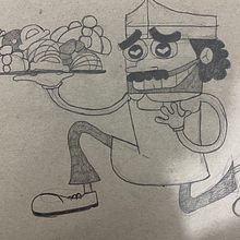 Mi proyecto del curso: Introducción a la creación de personajes estilo cartoon. Traditional illustration, Character Design, and Drawing project by Antonio Moreno - 05.18.2023