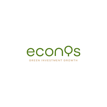 Econos: Green investment growth company (Visual identity). Design, Graphic Design, Br, ing, Identit, and Logo Design project by Renato Stupar - 05.18.2023
