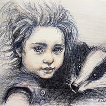 My project for course: Chiaroscuro Creative Portrait with Pencils. Un proyecto de Ilustración tradicional, Dibujo a lápiz, Dibujo de Retrato, Dibujo artístico y Dibujo con lápices de colores de Urszula Romanowicz-Rakoczy - 18.05.2023