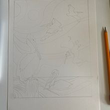 My project for course: Painting a Wildlife Scene with Gouache . % Amanda Pratt tarafından hazırlanan Geleneksel illüstras, on, Güzel sanatlar, Tablo, Guaj Bo, Ve ama projesi - 05.18.2023