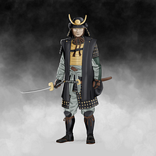 Ilustración: Samurai. Un progetto di Illustrazione tradizionale e Illustrazione digitale di Pedro Steven Cruz González - 05.03.2023