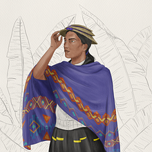 Ilustración: Guambiana. Un proyecto de Ilustración tradicional, Ilustración digital y Diseño gráfico de Pedro Steven Cruz González - 18.05.2023