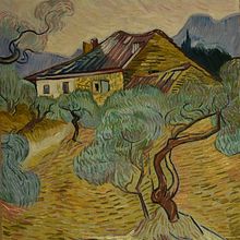 White Cottage among the Olive Trees. Un proyecto de Pintura y Pintura al óleo de Florian Clemente - 18.05.2023