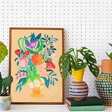 Final Project: Floral Illustration with Gouache Paint. Un progetto di Illustrazione digitale, Illustrazione botanica e Pittura gouache di Tia Bayer - 18.05.2023