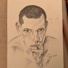 My project for course: Portrait Sketchbooking: Explore the Human Face. Sketching, Drawing, Portrait Drawing, Artistic Drawing, and Sketchbook project by canseriorhan - 05.19.2023
