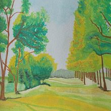 Mi proyecto del curso: Paisajes naturales en acuarela. Fine Arts, Painting, and Watercolor Painting project by Ramiro Gordon - 05.20.2023