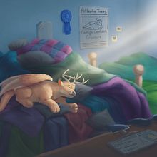Blanket Hoard. Traditional illustration project by Kris Pickinpaugh - 05.20.2023