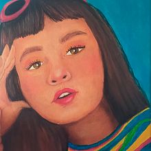 Mi proyecto del curso: Introducción al retrato realista al óleo. Un proyecto de Bellas Artes, Pintura y Pintura al óleo de Catalina Vargas - 30.12.2023