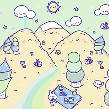 Mon projet du cours : Univers kawaii : créez des illustrations pleines de joie Ein Projekt aus dem Bereich Design von Figuren, Digitale Illustration und Manga von clem_giroud - 20.05.2023