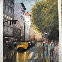 Mi proyecto del curso: Paisajes urbanos en acuarela . % Laura Guillén tarafından hazırlanan Güzel sanatlar, Sulubo, a Resim, Mimari İllüstras, Ve on projesi - 05.21.2023