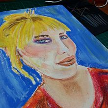 Mi proyecto del curso: Dibujo de retratos expresivos con tizas pastel. Projekt z dziedziny Trad, c, jna ilustracja,  Sztuki piękne,  R, sunek, Portret,  R, sunek art, st i czn użytkownika safdieruth - 21.05.2023
