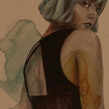 Mi proyecto del curso: Retrato ilustrado con Procreate. Un progetto di Illustrazione tradizionale, Illustrazione vettoriale, Illustrazione digitale e Disegno di ritratti di aldaoudfarah - 21.05.2023