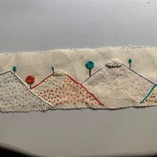 Meu projeto do curso: Técnicas básicas de bordado: pontos, composições e escalas cromáticas. Een project van Ontwerp van accessoires, Kostuumontwerp, Borduurwerk, Kleurentheorie y Textielontwerp van Jheik Maia - 21.05.2023