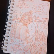 Boceteando ando. Een project van Traditionele illustratie, Ontwerp van personages y Stripboek van ñaña - 21.05.2023