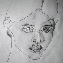 Girl Portrait. Traditional illustration, Portrait Drawing, Pencil Drawing, and Artistic Drawing project by vinit pandey - 05.22.2023