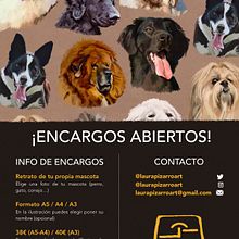 Encargos retratos mascotas. Un progetto di Illustrazione tradizionale e Illustrazione digitale di Laura Belén Pizarro Corzo - 22.05.2023