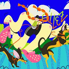 My project for course: Vibrant Illustrations from Scratch in Procreate Ein Projekt aus dem Bereich Traditionelle Illustration, Design von Figuren, Digitale Illustration und Digitale Malerei von lulu c'est bon - 22.05.2023