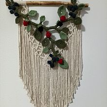 Mi proyecto del curso: Macramé en 3D: crea tapices botánicos. Macramé project by Caridad Vera Garcia - 05.22.2023