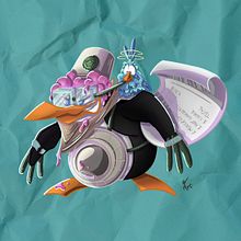 "Star & Bwin". Traditional illustration, Concept Art, and Character Design project by Laura Wamba "Wambart" - 05.22.2023