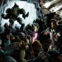 Shock Phase scene. Traditional illustration project by Donovan Ybanez - 03.17.2022