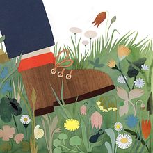  The Meadow. Un proyecto de Ilustración infantil, Literatura infantil						, Ilustración tradicional y Collage de Kelsey Garrity-Riley - 23.05.2023