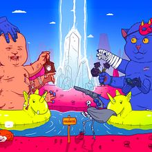 Vacation. Un progetto di Illustrazione tradizionale, Artigianato, Animazione 2D e Illustrazione digitale di Jason-Samuel Hateart - 02.10.2022