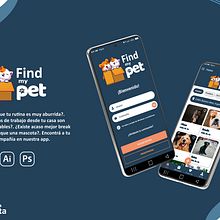 Find My Pet - Diseño de App (Android) - UX/UI. UX / UI project by David Sueldo - 05.23.2023