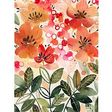 Mon projet du cours : Aquarelle florale créative : renouez avec la nature. Un progetto di Illustrazione tradizionale, Pittura, Pittura ad acquerello e Illustrazione botanica di Eline SYLVESTRE - 23.05.2023