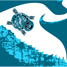 Meu projeto do curso: Ilustração e colagem digital para contos infantis " O cágado e a festa no céu". Un progetto di Design, Illustrazione tradizionale, Illustrazione digitale, Illustrazione infantile, Design digitale, Albo illustrato e Illustrazione vettoriale di Fernando Nicarágua - 22.05.2023