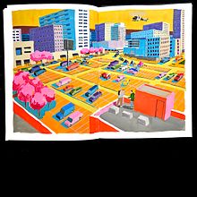 LA downtown: Pictorial Sketchbook with Gouache. Un projet de Illustration traditionnelle, Esquisse , Dessin, Illustration architecturale, Carnet de croquis , et Peinture gouache de David Miller - 24.05.2023