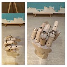 Silver rings. Arts, Crafts, Jewelr, and Design project by Ariana Villalonga - 05.24.2023