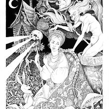 Visilissa e la bella Aleksandr N. Afanasjev. Un progetto di Illustrazione tradizionale di Elda Carbonaro - 24.05.2023