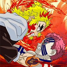 Demon Slayer - Rengoku vs Akaza. Un progetto di Design, Illustrazione tradizionale, Animazione, Direzione artistica, Character design, Costume design, Belle arti, Graphic design, Animazione di personaggi, Bozzetti, Creatività, Disegno, Design di poster , Illustrazione digitale, Disegno di ritratti, Design digitale, Disegno digitale, Pittura digitale, Sketchbook, Disegno anatomico, Manga e Illustrazione animata di zeltic_voltra - 24.06.2021