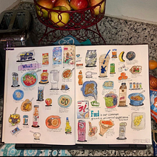 My project for course: Sketchbook Creation: Find Your Own Language. Fine Arts, Creativit, Pencil Drawing, Drawing, and Sketchbook project by Skyler Yates - 05.21.2023
