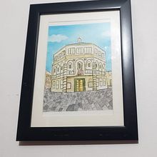 Florencia. Drawing, Watercolor Painting, Architectural Illustration, and Sketchbook project by Kenya Rodriguez - 05.21.2023