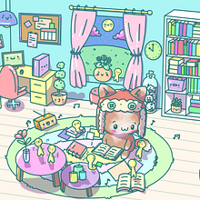 Mi proyecto del curso: Diseño de mundos kawaii: crea ilustraciones alegres . Character Design, Digital Illustration, and Manga project by Priscila Martínez - 05.28.2023