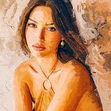 She is Celine Farach - My Project in Portrait Painting by Rod Lovell. Design, Traditional illustration, Advertising, Drawing, Portrait Drawing, Pencil Drawing, Realistic Drawing, Artistic Drawing, Figure Drawing, Colored Pencil Drawing, Painting, Watercolor Painting, Acr, lic Painting, Oil Painting, Digital Painting, Gouache Painting, Matte Painting, Decorative Painting, Portrait Photograph, Portfolio Development, Self-Portrait Photograph, Digital Illustration, Decoration, Interior Decoration, Br, ing, Identit, Br, Strateg, Manga, and Comic project by Rod Lovell - 05.26.2023
