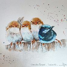 Il mio progetto del corso: Acquerello artistico per illustrazione di animali: gli uccelli. Traditional illustration, Watercolor Painting, Realistic Drawing, and Naturalistic Illustration project by Claudia Foroni - 05.26.2023