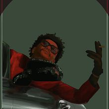 Tarot THE WEEKND. Traditional illustration, Design, Film, Video, TV, Music, Character Design, Fine Arts, and Graphic Design project by sofia_01_1 - 05.10.2023