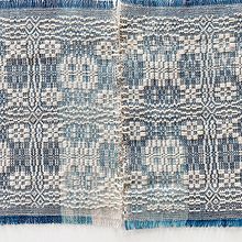 Woven Artworks: Overshot. Weaving project by Rachel Snack - 05.26.2023