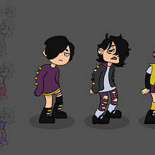 Character Design - Estudio Escola de Animação Project. Traditional illustration, Character Design, and Concept Art project by Beatriz Calazans - 05.26.2023