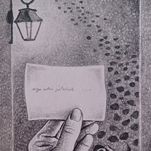 Meu projeto do curso: Técnicas de ilustração artística com grafite. Un projet de Illustration traditionnelle, Beaux Arts, Dessin au cra, on, Dessin, Dessin artistique et Illustration éditoriale de elizamariajasko - 25.05.2023