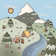 PGC Kawaii World. Character Design, Digital Illustration, and Manga project by Paula Garcia - 05.25.2023