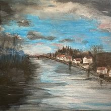 My project for course: Painting Life Moments with Acrylic Paint. Un progetto di Belle arti, Pittura, Pittura acrilica e Teoria del colore di Sabine Nimz - 27.05.2023
