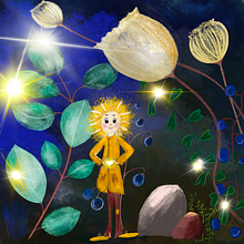 Mein Abschlussprojekt für den Kurs: Kinderbuchillustrationen in Procreate: Male magische Szenerien. Een project van Traditionele illustratie, Digitale illustratie, Kinderillustratie,  Digitaal schilderij y Prentenboeken van Stefanie Lerch - 01.06.2023