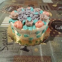 Il mio progetto del corso: Fiori decorativi di crema al burro per cake design. Design, and DIY project by silvypiano4 - 05.20.2023
